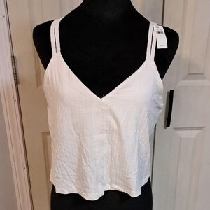 Elegant White Camisole Top
